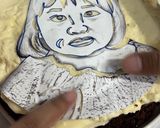 Foto langkah ke 8 dari resep Cake Ketagih (Cake lukis dengan bubuk coklat) - Tanpa tepung terigu.