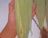 A picture of step 1 of Spicy lemon corn on the cob🌽اسپاٸسی لیمن کارن🌽.