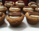 A picture of step 6 of Peanut butter Smore cookies.