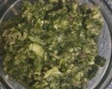 A picture of step 3 of Paudina chutney with carry.
