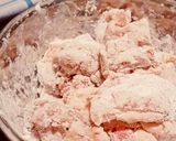 A picture of step 3 of Deep fried chicken (Karage).