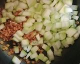 A picture of step 2 of Lauki Tuvar Dal.