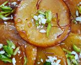 A picture of step 8 of Kesar Malpua.