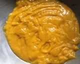 A picture of step 4 of Mango Kheer and Puri.