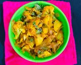 आलू गोभी की सब्जी(Aloo gobhi ki sabji recipe ine Hindi) रेसिपी चरण 5 फोटो