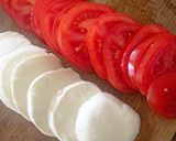 Caprese saláta recept fázis 1 fotója