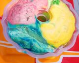 Foto langkah ke 7 dari resep Bolu Air Kukus Pelangi.
