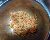 A picture of step 2 of Indian style Maggi balls.