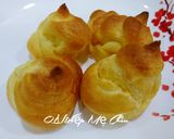Hình bước làm 2 của món Bánh su kem nướng bằng nồi chiên không dầu