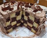 صورة لخطوة 10 من وصفة كيكة الشطرنج 🍰🍰🍰