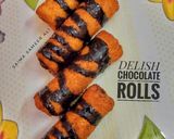A picture of step 4 of Chocolate rolls.