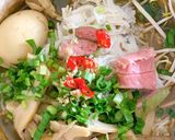 Hình bước làm 5 của món Bún mắm cua (bún cua thúi)