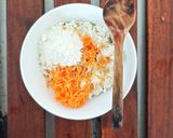 Foto langkah ke 2 dari resep Bola Nasi isi Keju Moza.