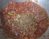 A picture of step 4 of Chicken handi.