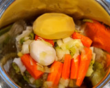 Foto del paso 2 de la receta: Crema de nabo, puerros y zanahorias