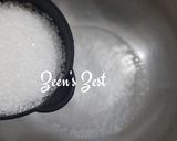 A picture of step 1 of White Tapioca Pearls or Boba Balls.