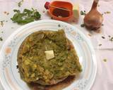 Minty split Chickpea onion paratha recipe step 4 photo
