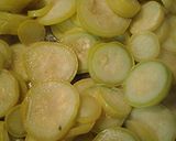 A picture of step 2 of Squash with sausage.