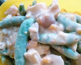 A picture of step 5 of Snap Peas and Soft Boiled Egg Salad.