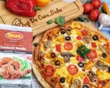 A picture of step 5 of Cheese crust pizza.