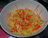 A picture of step 1 of Shredded Cabbage and Carrot Salad.