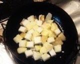 A picture of step 3 of Fluffy Omelette with Mochi.