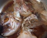 A picture of step 6 of Sea Bream Simmered Offcuts.