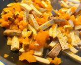 A picture of step 2 of Orecchiette with Smoked Tofu and Butternut Squash.