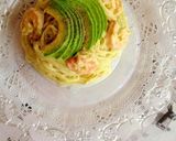 A picture of step 8 of Chilled Pasta with Shrimp and Avocado.