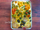Artistic Focaccio Bread with Rosemary