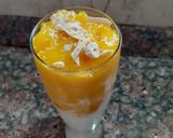 A picture of step 4 of Dalgona lassi.