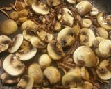 A picture of step 3 of Kale and Mushroom Sweet Potato.