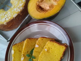 Bolu labu kuning lembut no seret