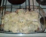 Foto del paso 2 de la receta: Rollitos de merluza con salsa blanca y queso roquefort