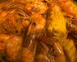 A picture of step 6 of The Whole Shabang Shrimp (Boiling Crab Style).