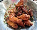 A picture of step 7 of Chinese Buffalo WingsWith Thai Sweet Chili Flavour.
