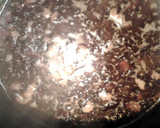 A picture of step 5 of chicken in a nest of cabbage.