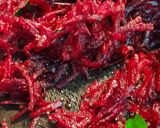 A picture of step 3 of Beetroot with coconut and curd.