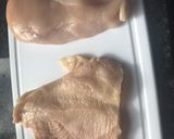 A picture of step 2 of Flat Chicken. Courtesy of Martha (sort of).