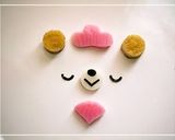 A picture of step 8 of Japanese Doll Festival Bear Hina Dolls for Bento.