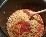 A picture of step 2 of One pot turkey chili mac.