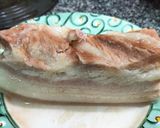รูปขั้นตอนการทำที่ 1 ของ หมูสามชั้นตุ๋นผักกาดดองจีน (ผักไชกัว)