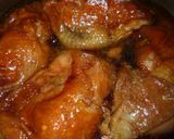A picture of step 4 of Braised Chicken Thighs with Demerara Sugar and Soy Sauce.