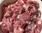 Hình bước làm 1 của món Canh dưa thịt bò