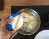 A picture of step 6 of Monkfish with Cauliflower & Spring Onions In Creamy Wine Sauce.