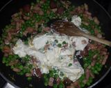 A picture of step 5 of The Lazy Pasta Carbonara.