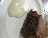 A picture of step 6 of Fluffy Macrobiotic Cocoa Cake (with easy measurements).