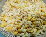 A picture of step 3 of Rava Upma.