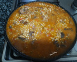 Foto del paso 8 de la receta: Arroz cremoso con conejo y setas #cocinandonuestrasraices