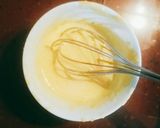 Hình bước làm 1 của món Orion Custas cake
